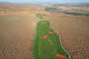 Sand Hollow 10th Fairway Aerial